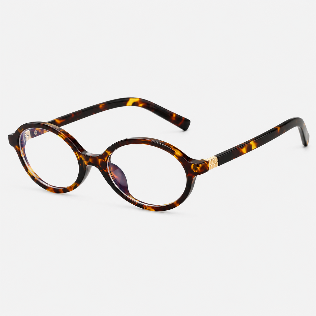 Gafas AUREVÉRA™ Noir Oval – Gafas de Sol Vintage
