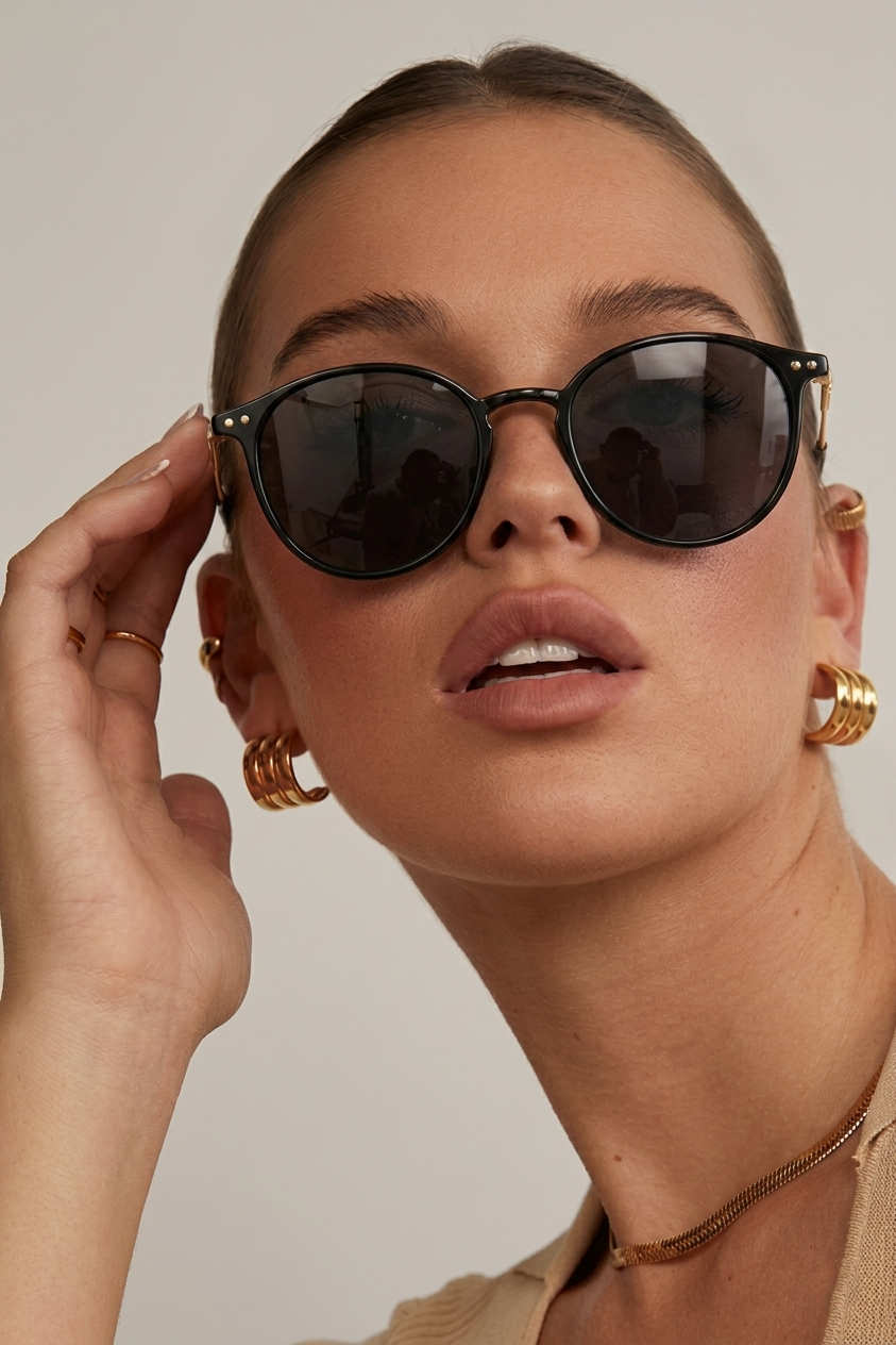 Gafas Lioré Vintage – Montura Redonda Retro con Diseño Luxury UV 2026
