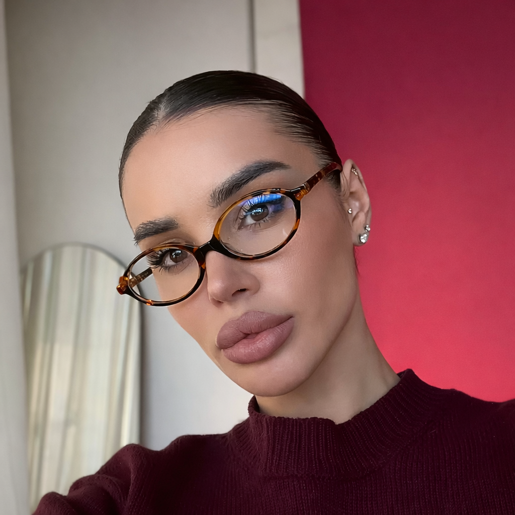 Gafas AUREVÉRA™ Noir Oval – Gafas de Sol Vintage de Lujo para Mujer con Protección UV400