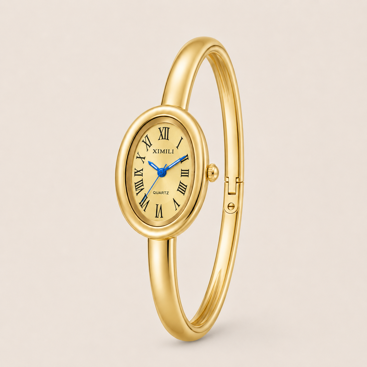 Reloj Aurelia™ Élise – Elegancia Ovalada con Estilo Romano