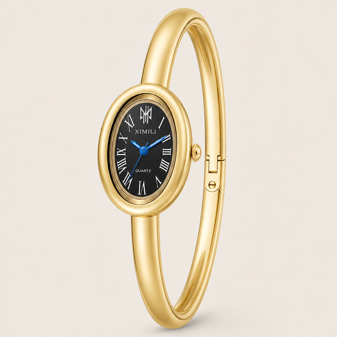Reloj Aurelia™ Élise – Elegancia Ovalada con Estilo Romano