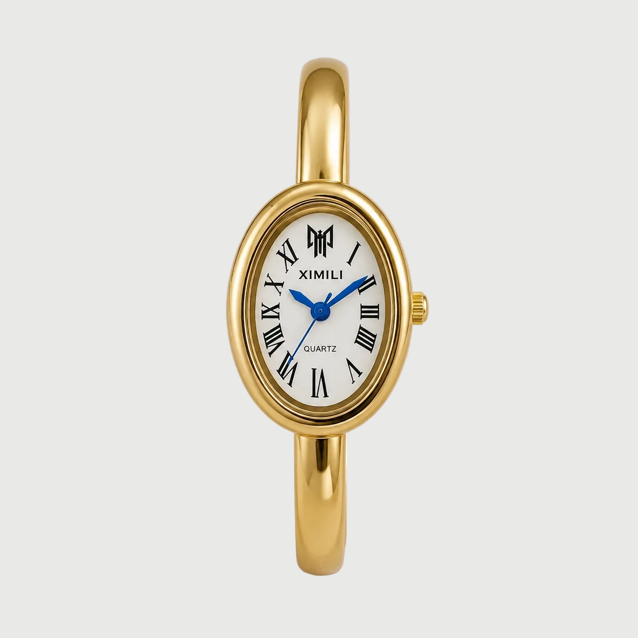 Reloj Aurelia™ Élise – Elegancia Ovalada con Estilo Romano