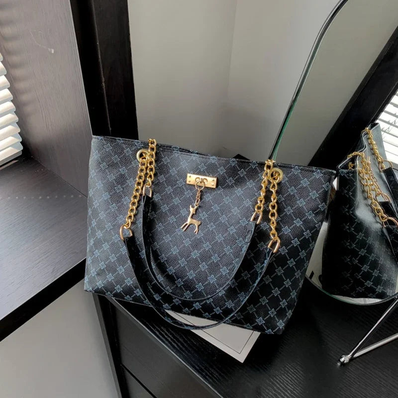Bolso Bellavienne de Hombro con Gran Capacidad y Acabado de Cuero Suave
