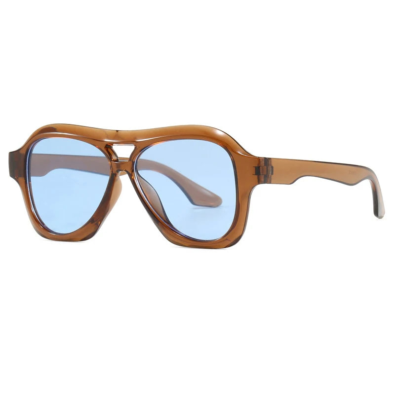 Gafas Soléa Retro Gradient – Doble Puente con Estilo Fashion UV400