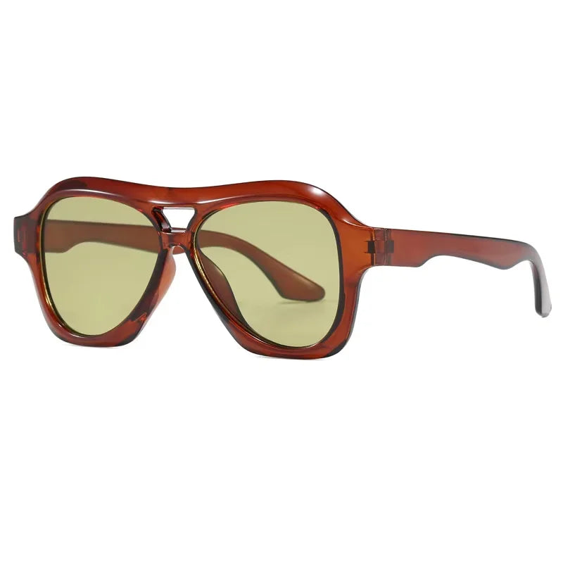 Gafas Soléa Retro Gradient – Doble Puente con Estilo Fashion UV400