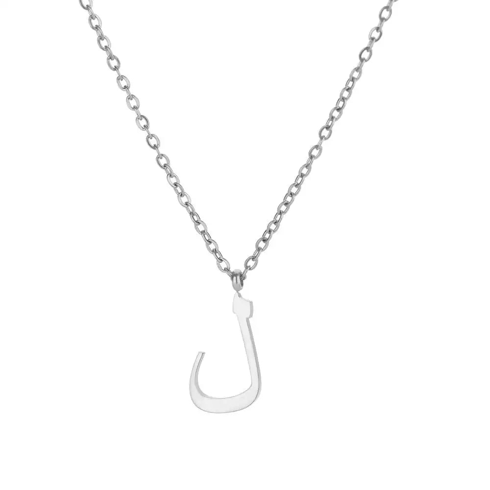 Collar Letra Árabe Alma – Inicial Personalizada en Acero Inoxidable