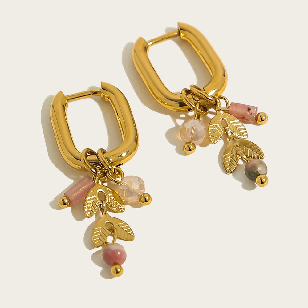 Pendientes Aro – Esencia Esmeralda en Oro 18K