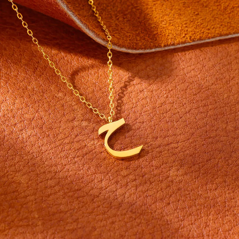 Collar Letra Árabe Alma – Inicial Personalizada en Acero Inoxidable