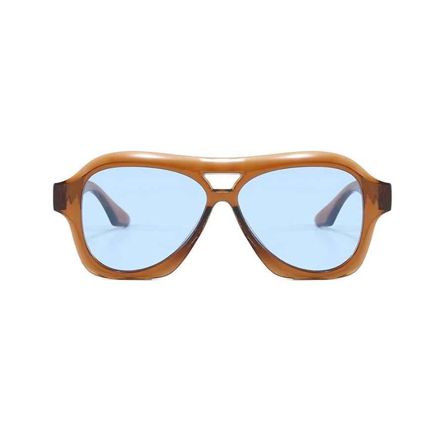 Gafas Soléa Retro Gradient – Doble Puente con Estilo Fashion UV400