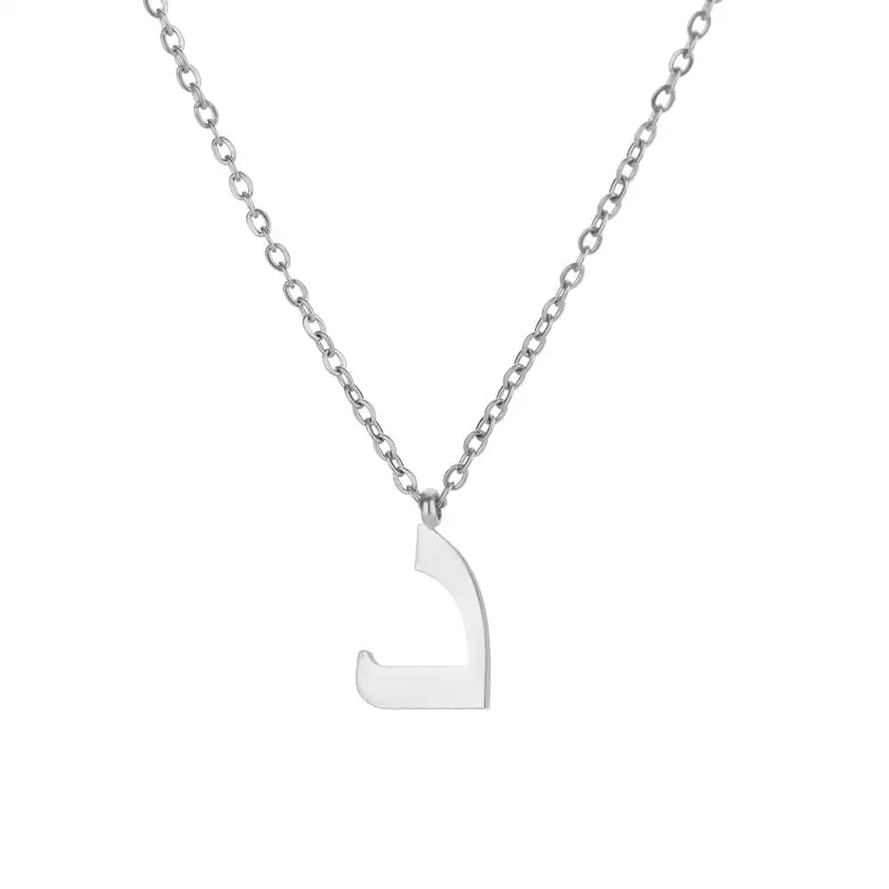 Collar Letra Árabe Alma – Inicial Personalizada en Acero Inoxidable