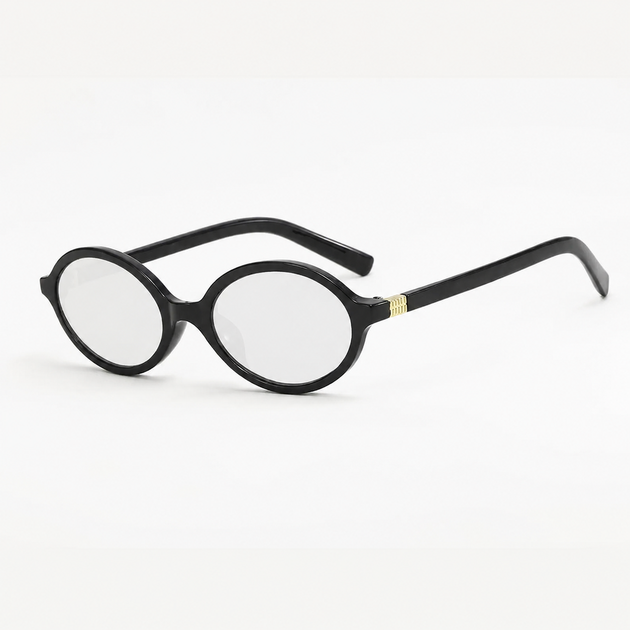 Gafas AUREVÉRA™ Noir Oval – Gafas de Sol Vintage